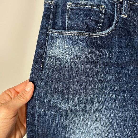 L'Agence Ruth High Rise Cotton Blend Straight Jeans In Atwood Women's 32 - Picture 4 of 10